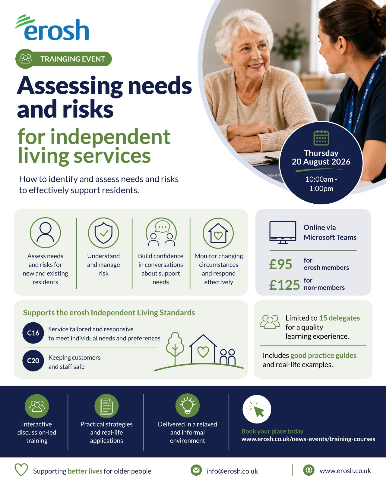 Are your front-line teams confident in assessing needs and risks in independent living?