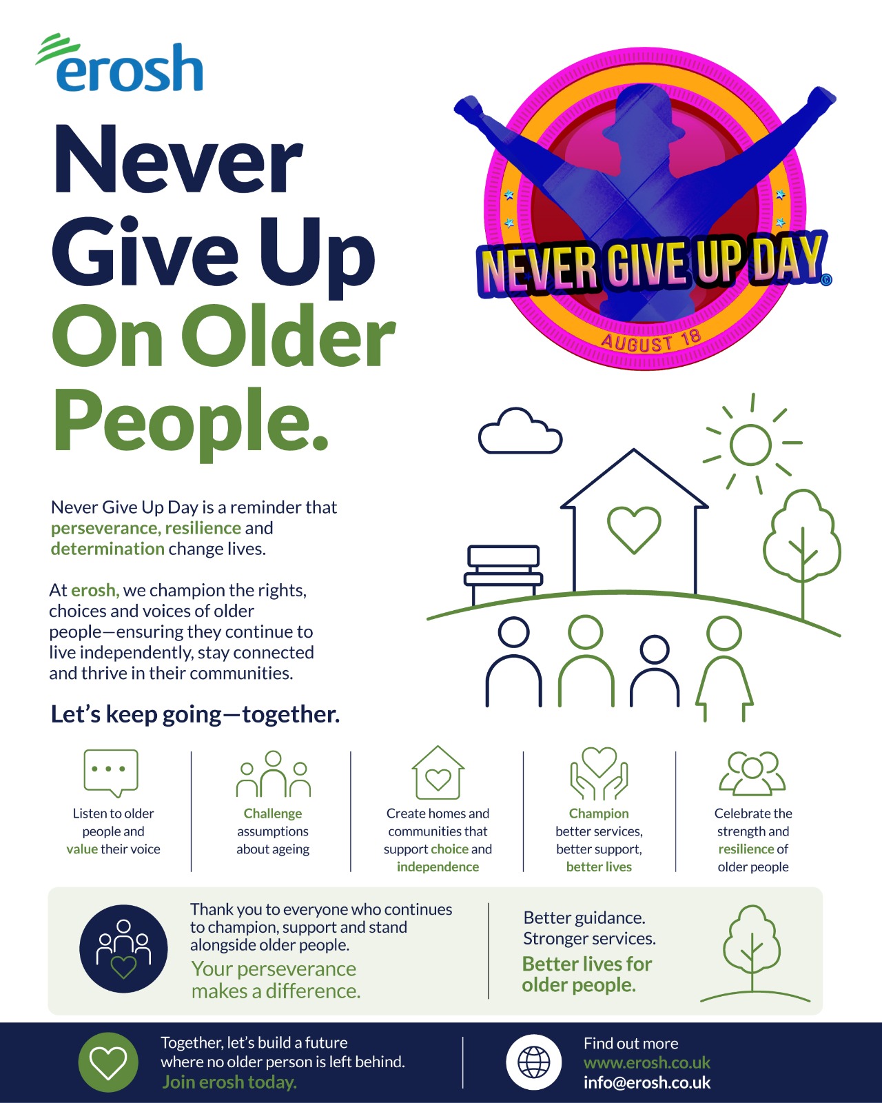 Never give up on older people